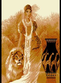 L1021 lady-with-lion